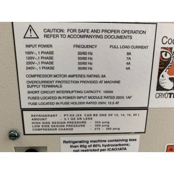 POLYCOLD IGC T1102-01-290-1 CRYOTIGER IGC CRYOGENIC COMPRESSOR